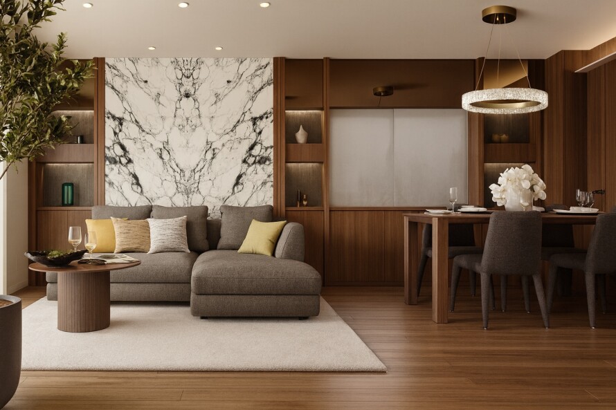 大理石　フルオーダー家具